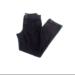 NYDJ Dark Wash Straight Leg Jeans 10